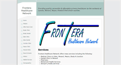 Desktop Screenshot of fronterahn.org